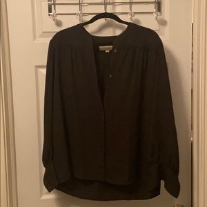Women’s Black button down blouse